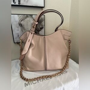Michael Kors Blush Pink Leather Tote